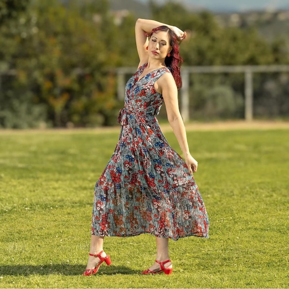 Em & Me 4th Of July Tiered Dress - Picture 1 of 1